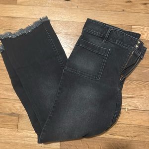 Spartina Black Frayed Jeans
